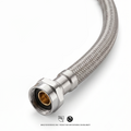 Braided Toilet Tank Supply Line — Lead Free (SS-CPBN)
